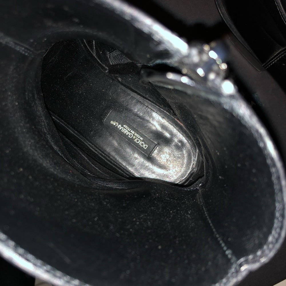 Dolce&Gabanna Leather Boots - Picture 3 of 4